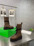 Bottega Veneta 715516VBS503381 BV Women Lug Lace-Up Boot 192812