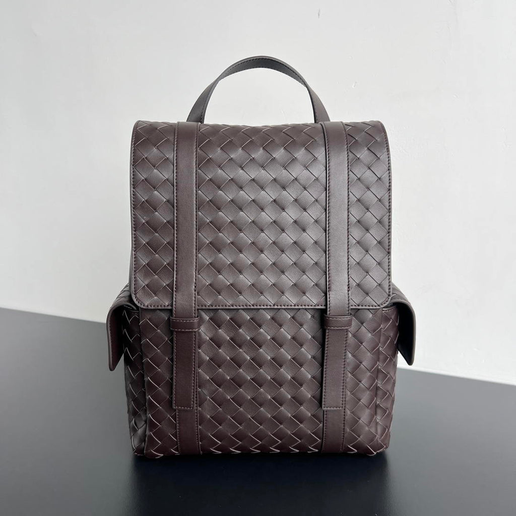 Bottega Veneta  Back To School Backpack BV 805971 Dark Brown