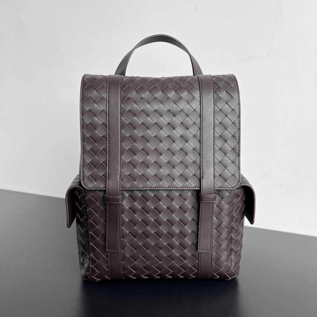 Bottega Veneta  Back To School Backpack BV 805971 Dark Brown