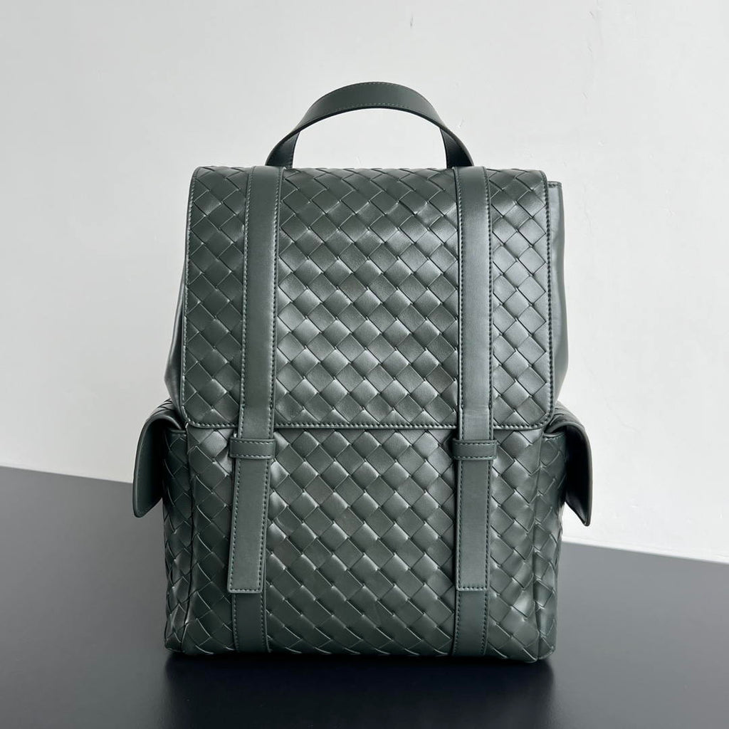 Bottega Veneta  Back To School Backpack BV 805971 Cypress Green