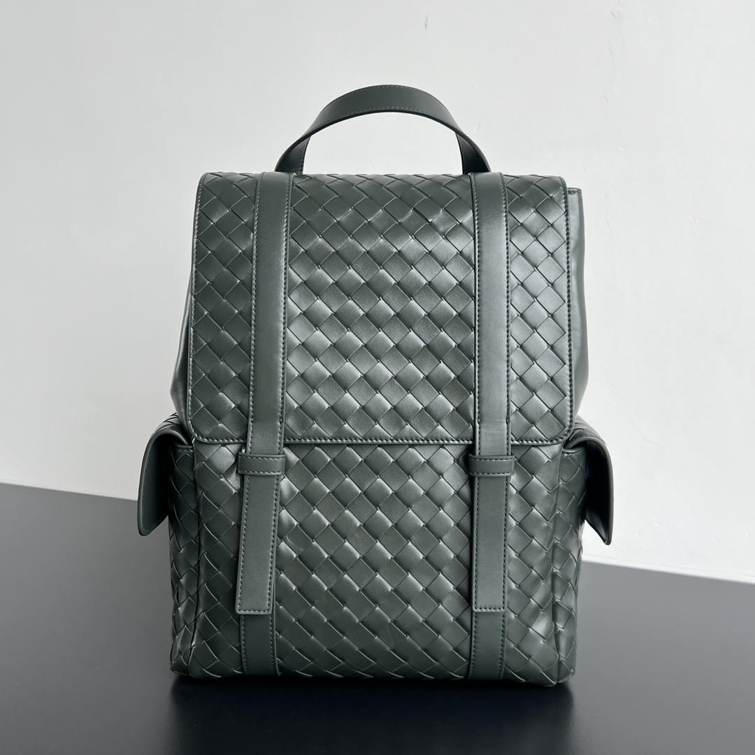 Bottega Veneta  Back To School Backpack BV 805971 Cypress Green
