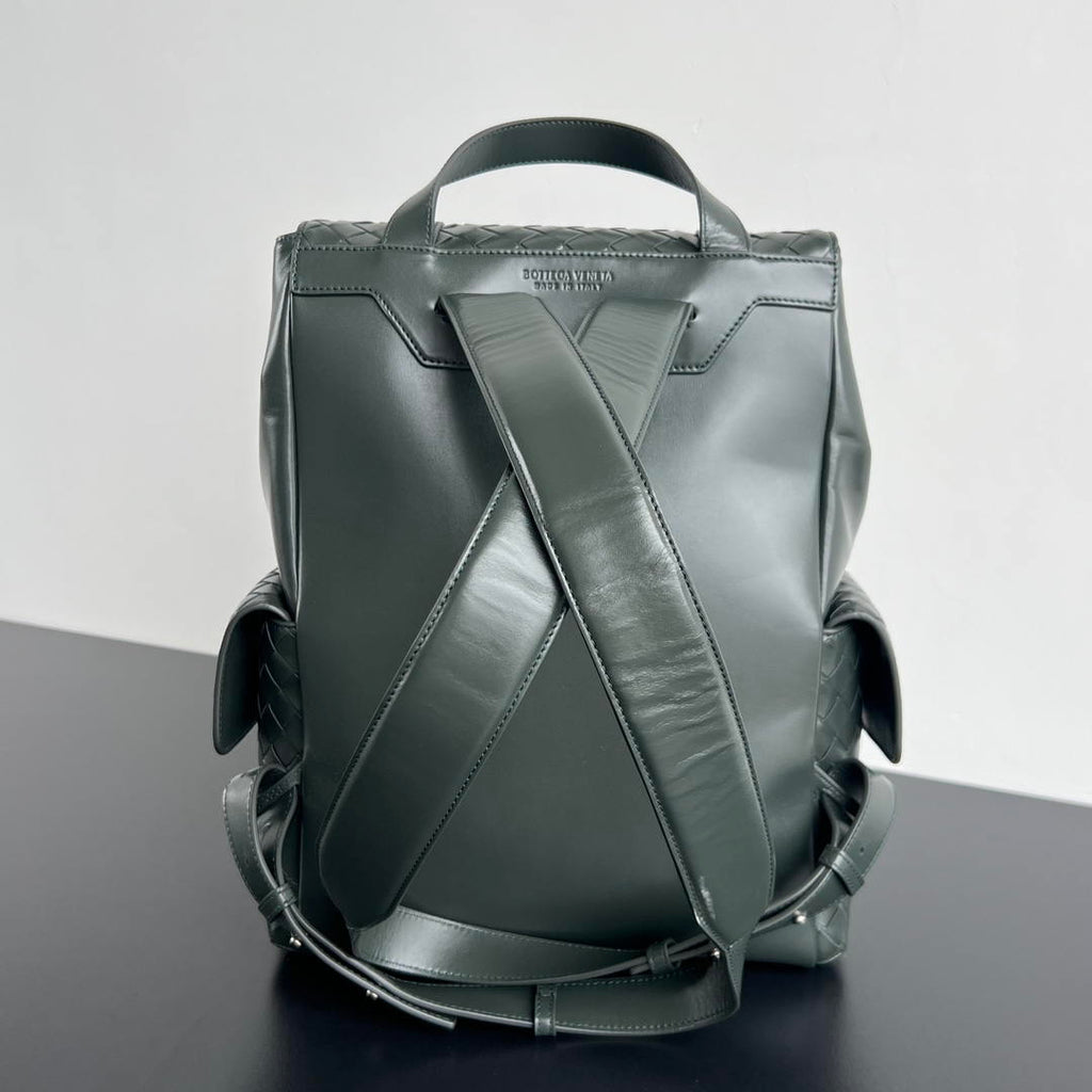 Bottega Veneta  Back To School Backpack BV 805971 Cypress Green