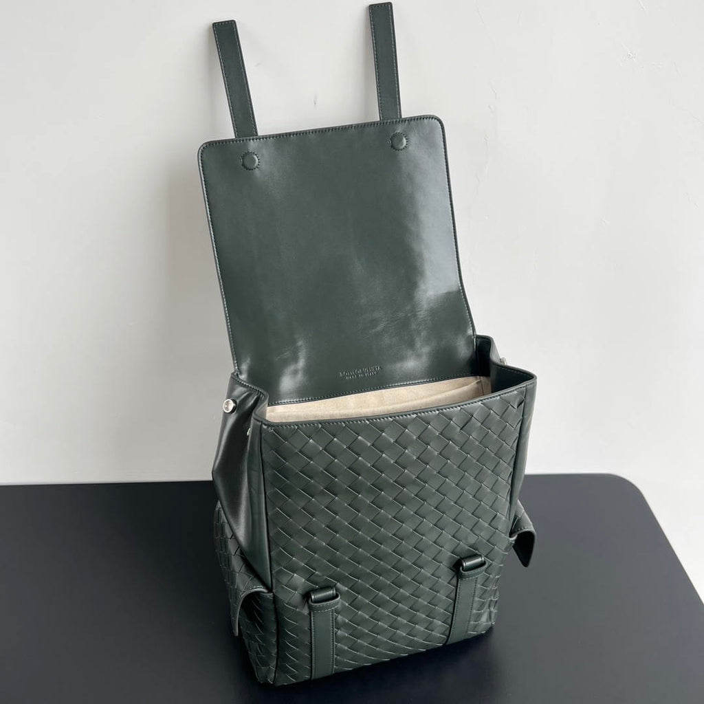 Bottega Veneta  Back To School Backpack BV 805971 Cypress Green