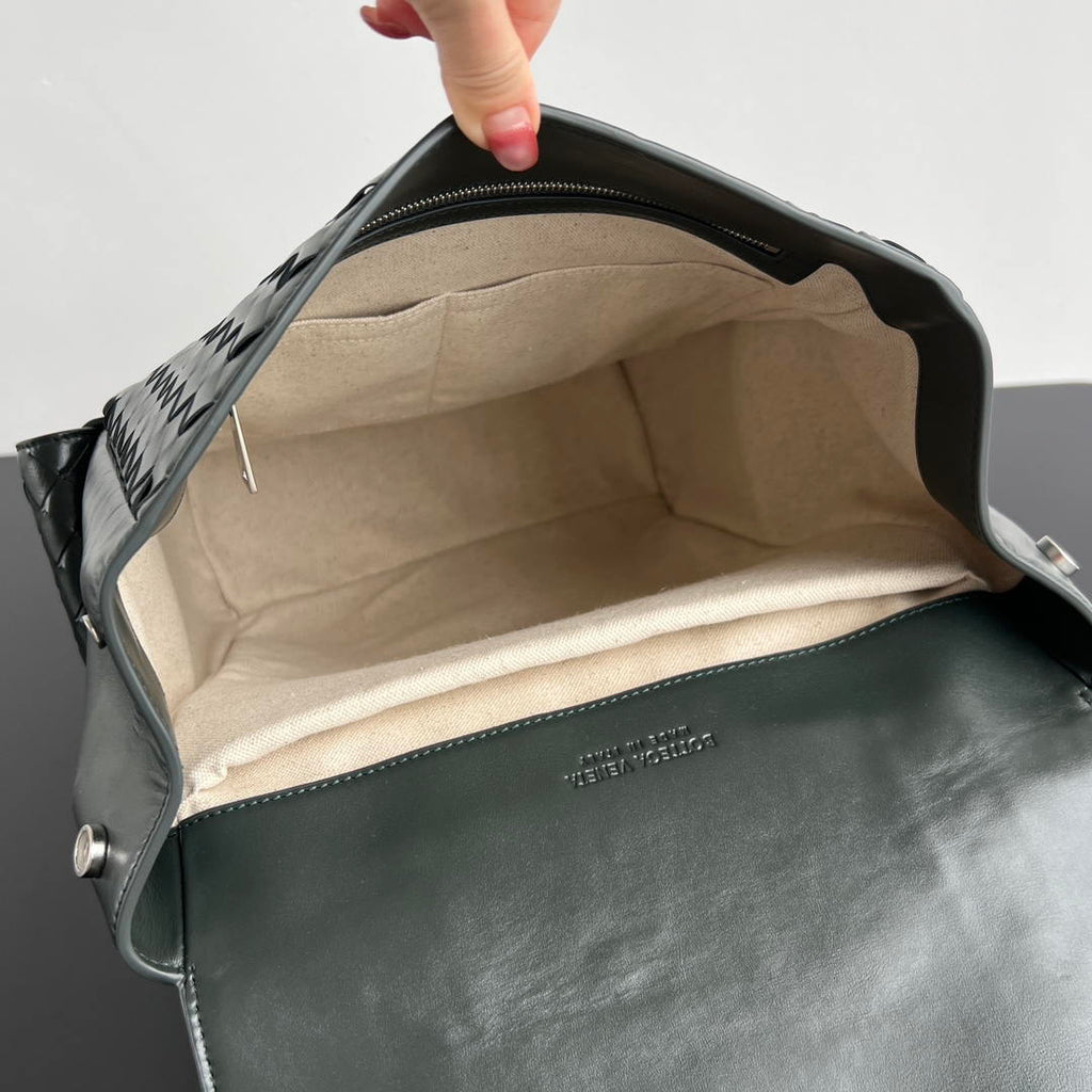 Bottega Veneta  Back To School Backpack BV 805971 Cypress Green