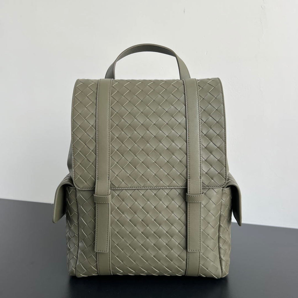 Bottega Veneta  Back To School Backpack BV 805971 Dark Green