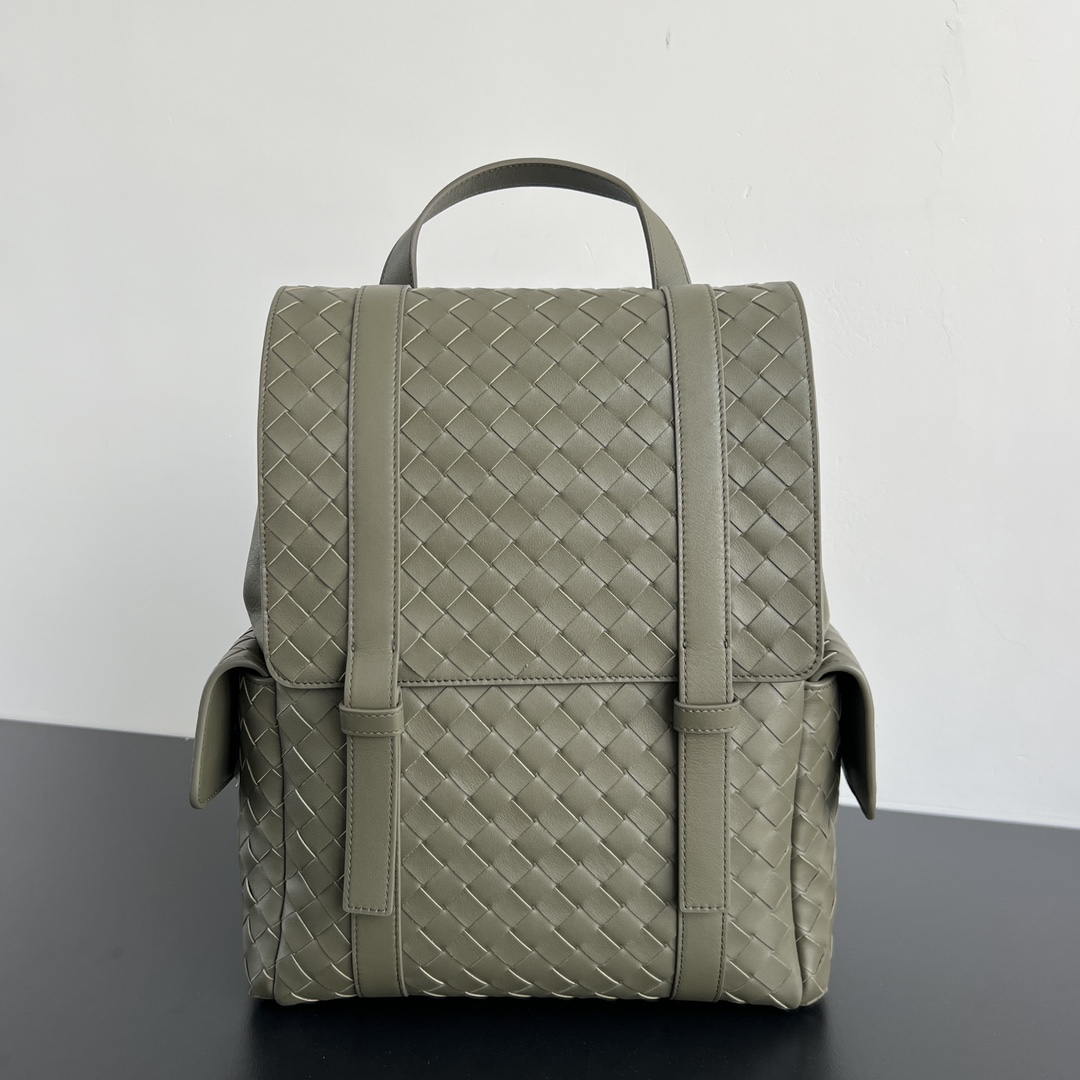 Bottega Veneta  Back To School Backpack BV 805971 Dark Green