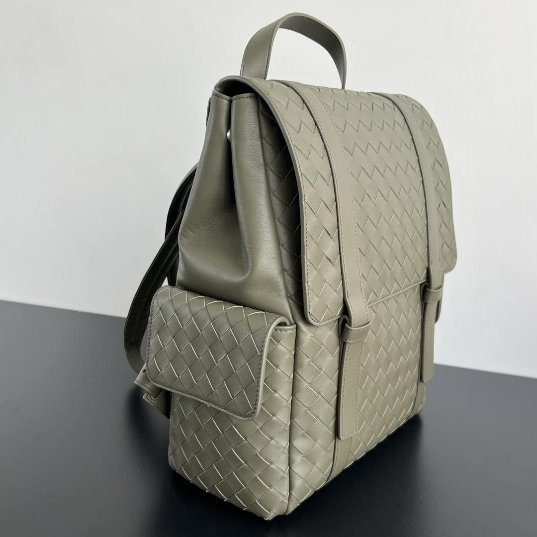 Bottega Veneta  Back To School Backpack BV 805971 Dark Green