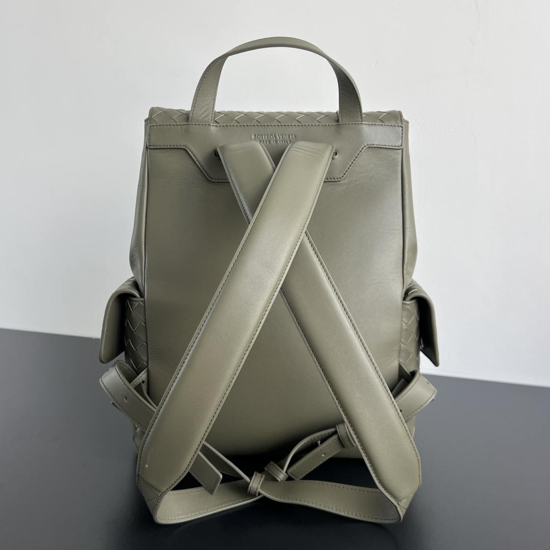 Bottega Veneta  Back To School Backpack BV 805971 Dark Green