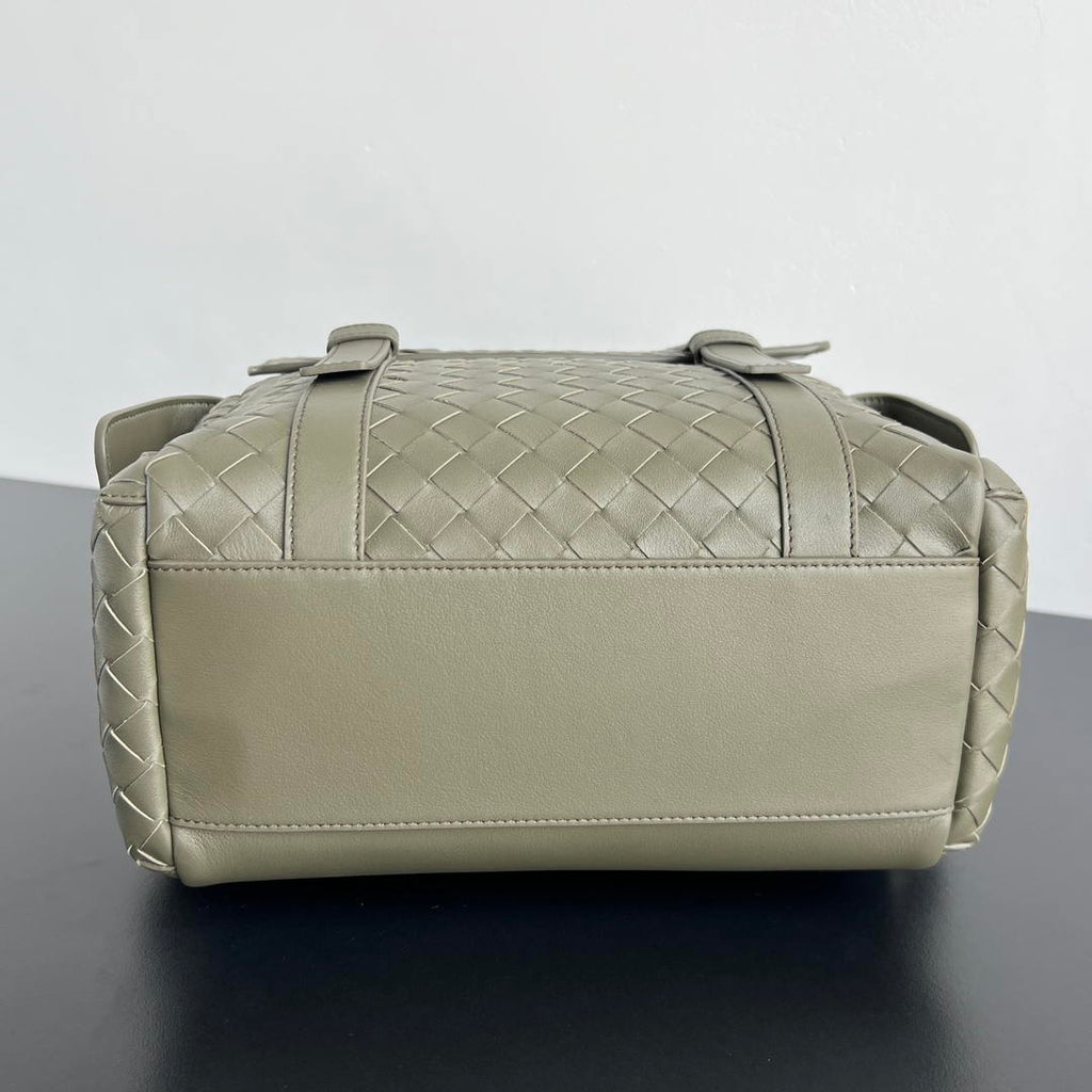 Bottega Veneta  Back To School Backpack BV 805971 Dark Green