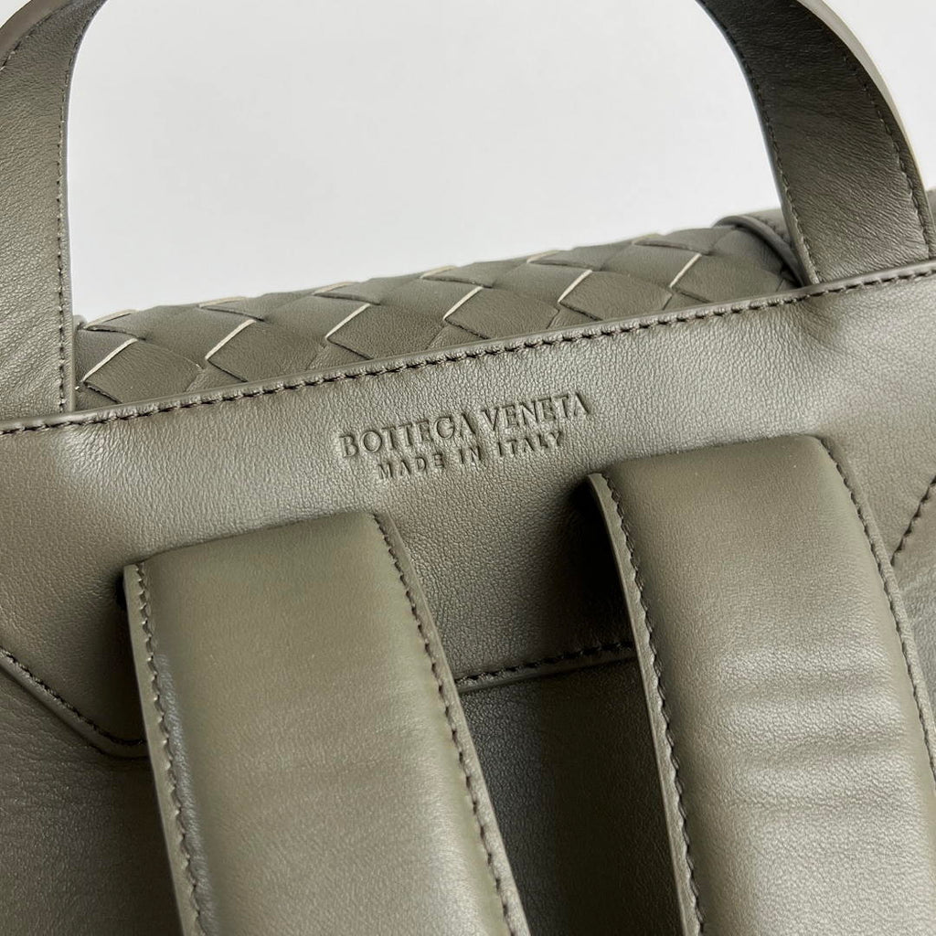 Bottega Veneta  Back To School Backpack BV 805971 Dark Green