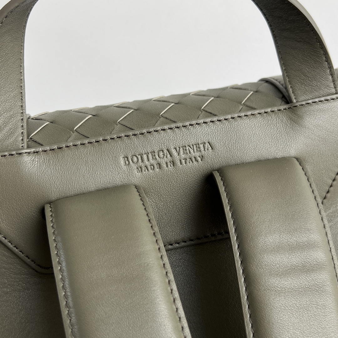 Bottega Veneta  Back To School Backpack BV 805971 Dark Green