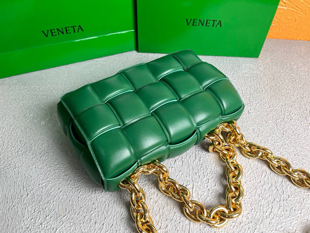 Bottega Veneta BV 20206 Chain Cassette 631421 Green Gold - Default Title - View 6