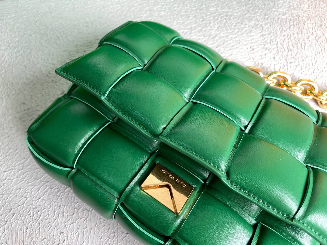 Bottega Veneta BV 20206 Chain Cassette 631421 Green Gold - Default Title - View 9