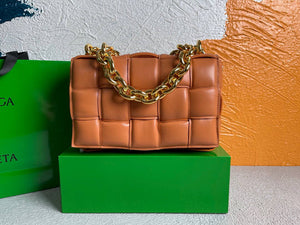 Bottega Veneta BV 20206 Chain Cassette 631421 Orange Gold - Default Title - View 1
