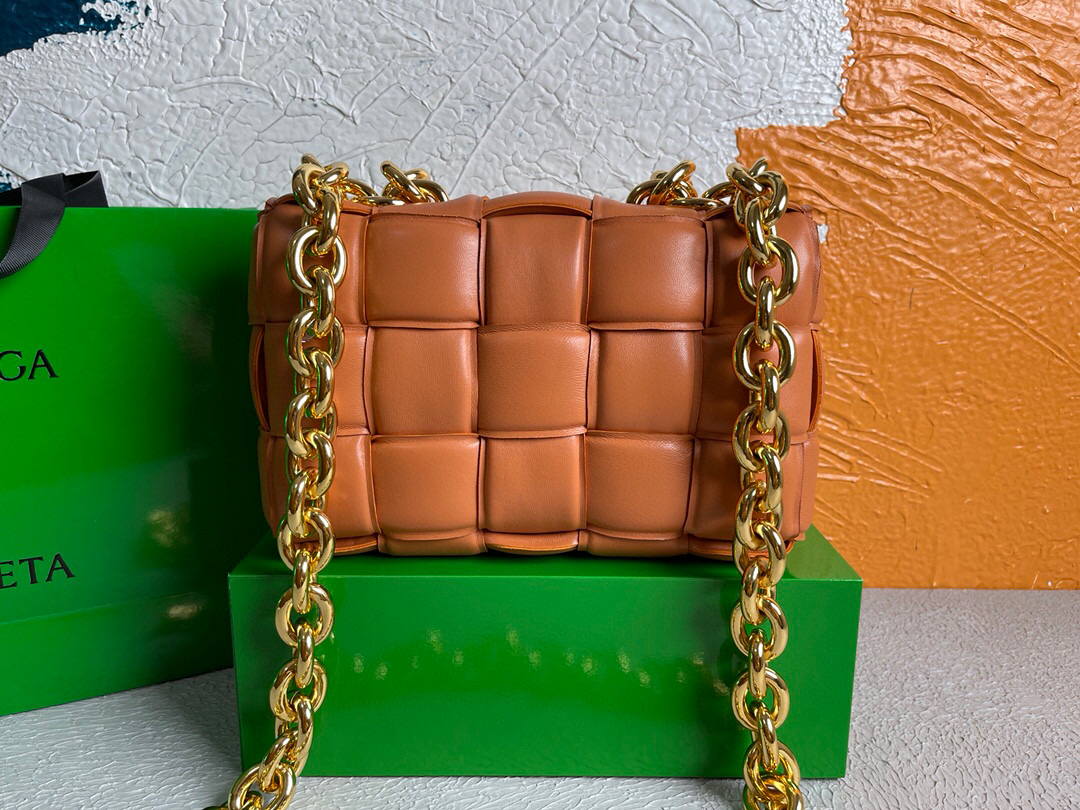 Bottega Veneta BV 20206 Chain Cassette 631421 Orange Gold - Default Title - View 3