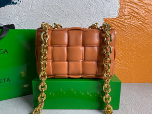 Bottega Veneta BV 20206 Chain Cassette 631421 Orange Gold - Default Title - View 3