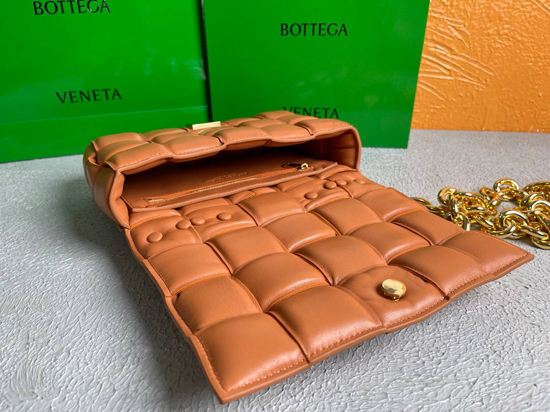 Bottega Veneta BV 20206 Chain Cassette 631421 Orange Gold - Default Title - View 7