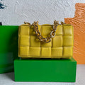 Bottega Veneta BV 20206 Chain Cassette 631421 Lemon Yellow Gold - Default Title - View 1