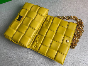 Bottega Veneta BV 20206 Chain Cassette 631421 Lemon Yellow Gold - Default Title - View 7