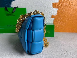 Bottega Veneta BV 20206 Chain Cassette 631421 Sky Blue Gold - Default Title - View 3