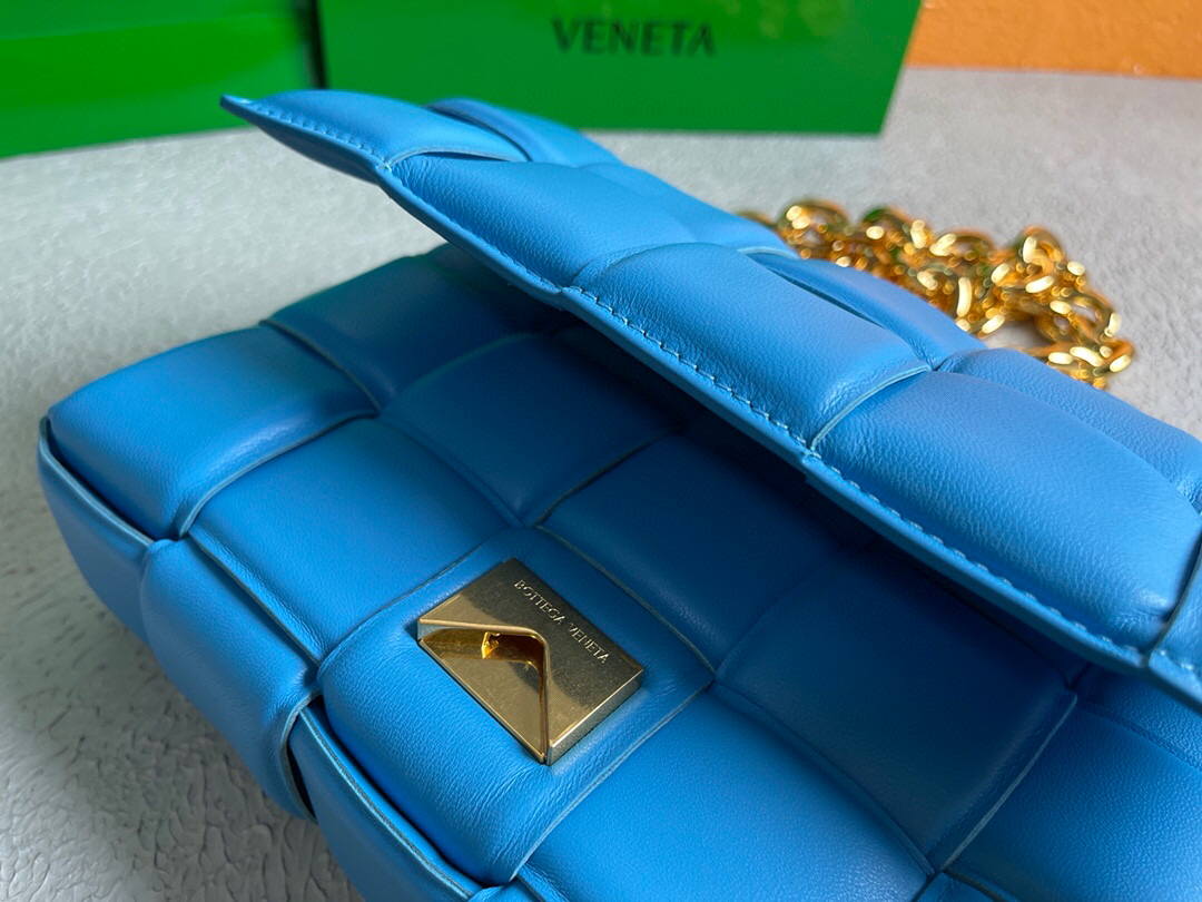 Bottega Veneta BV 20206 Chain Cassette 631421 Sky Blue Gold - Default Title - View 9