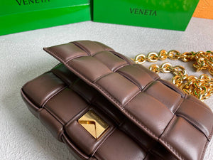 Bottega Veneta BV 20206 Chain Cassette 631421 Brown Gold - Default Title - View 9