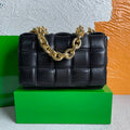 Bottega Veneta BV 20206 Chain Cassette 631421 Black Gold - Default Title - View 1
