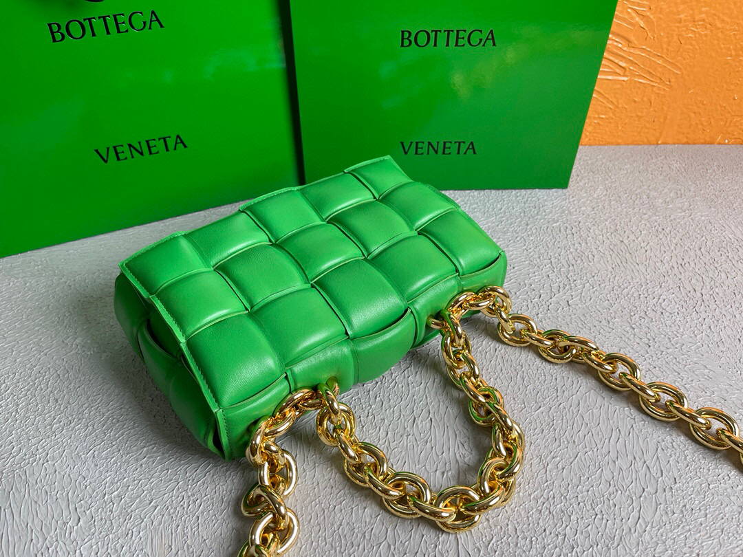 Bottega Veneta BV 20206 Chain Cassette 631421 Grass Green Gold - Default Title - View 6