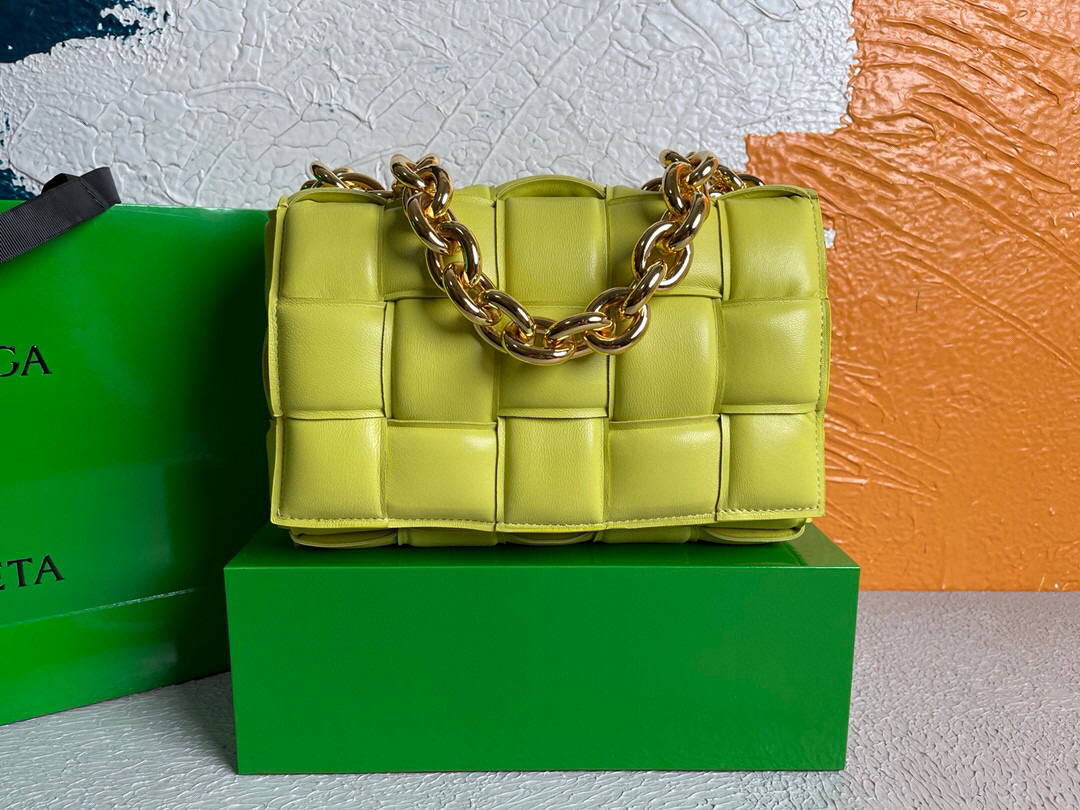 Bottega Veneta BV 20206 Chain Cassette 631421 Yellow Gold - Default Title - View 1