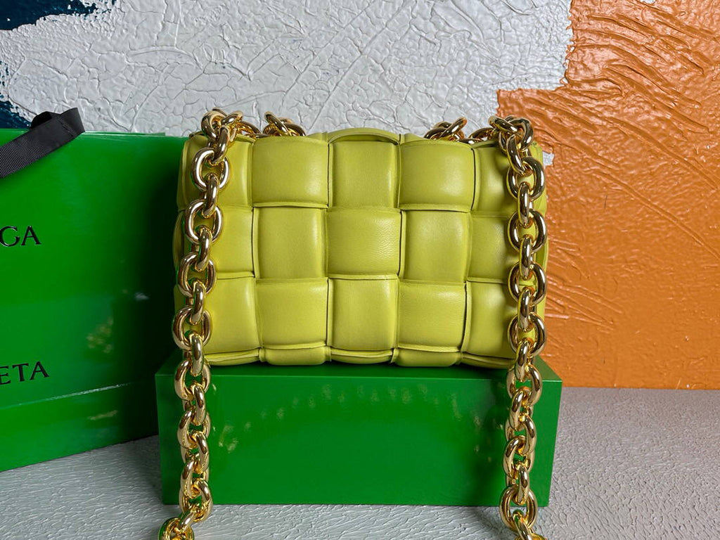Bottega Veneta BV 20206 Chain Cassette 631421 Yellow Gold