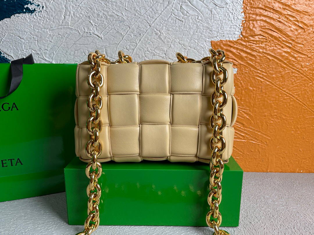 Bottega Veneta BV 20206 Chain Cassette 631421 Apricot Gold