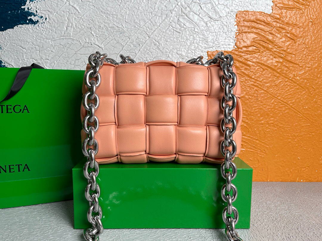 Bottega Veneta BV 20206 Chain Cassette 631421 Light Pink Silver - Default Title - View 3
