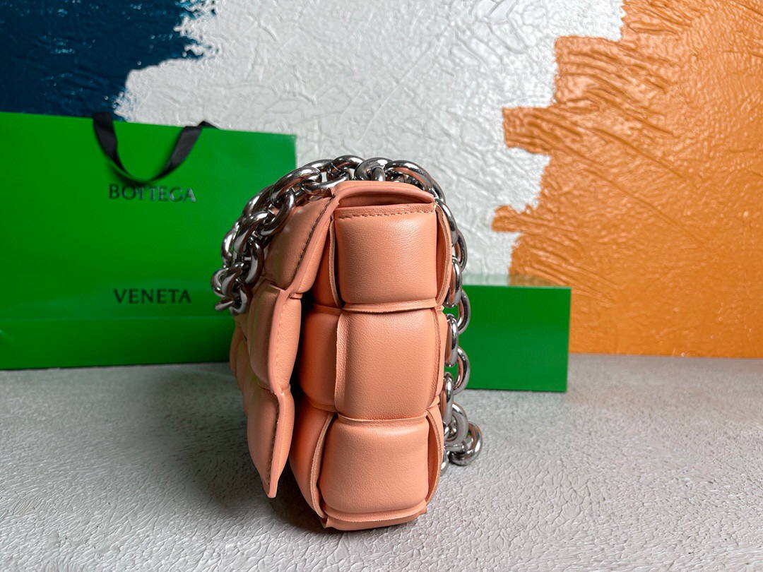 Bottega Veneta BV 20206 Chain Cassette 631421 Light Pink Silver