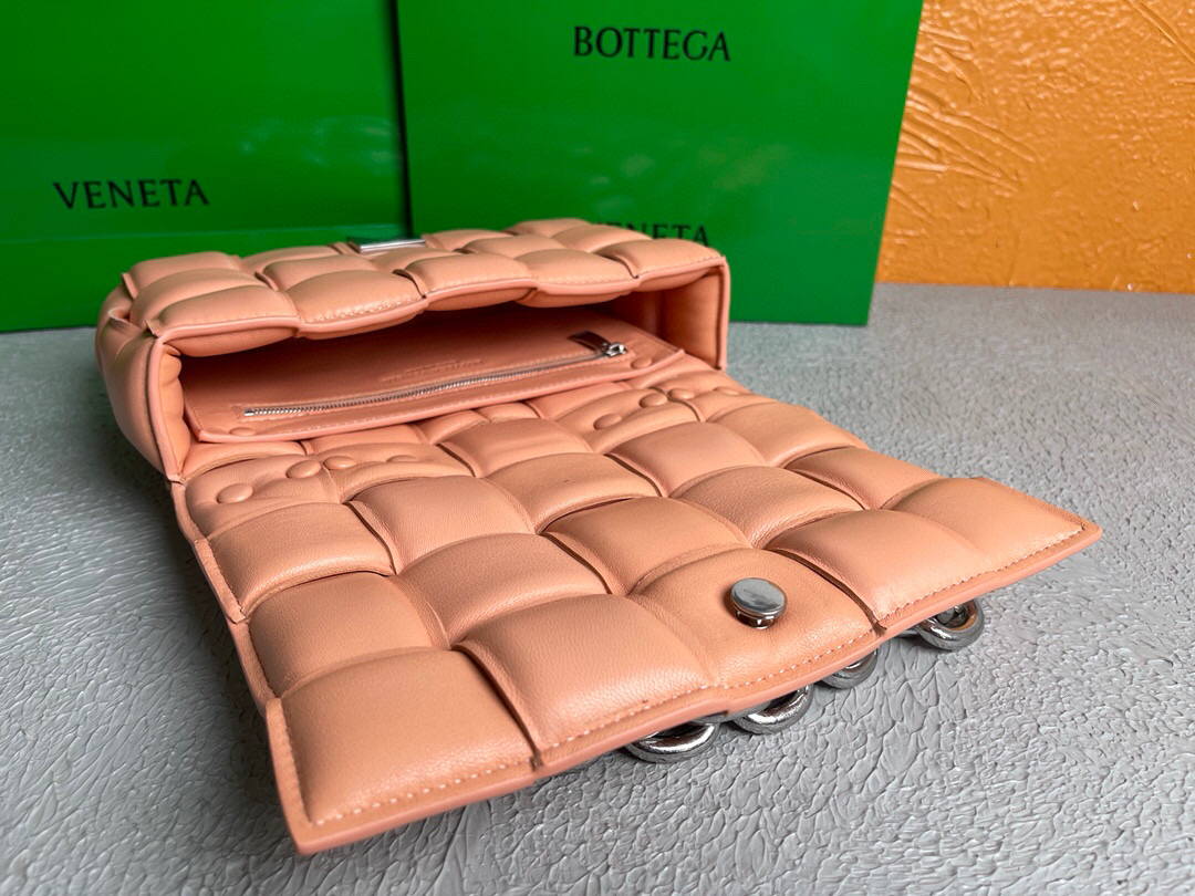 Bottega Veneta BV 20206 Chain Cassette 631421 Light Pink Silver - Default Title - View 7