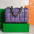 Bottega Veneta BV 20206 Chain Cassette 631421 Purple Silver - Default Title - View 1