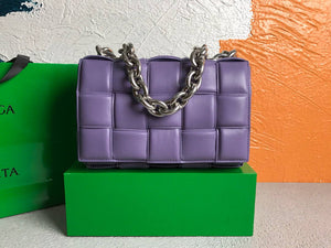 Bottega Veneta BV 20206 Chain Cassette 631421 Purple Silver - Default Title - View 1