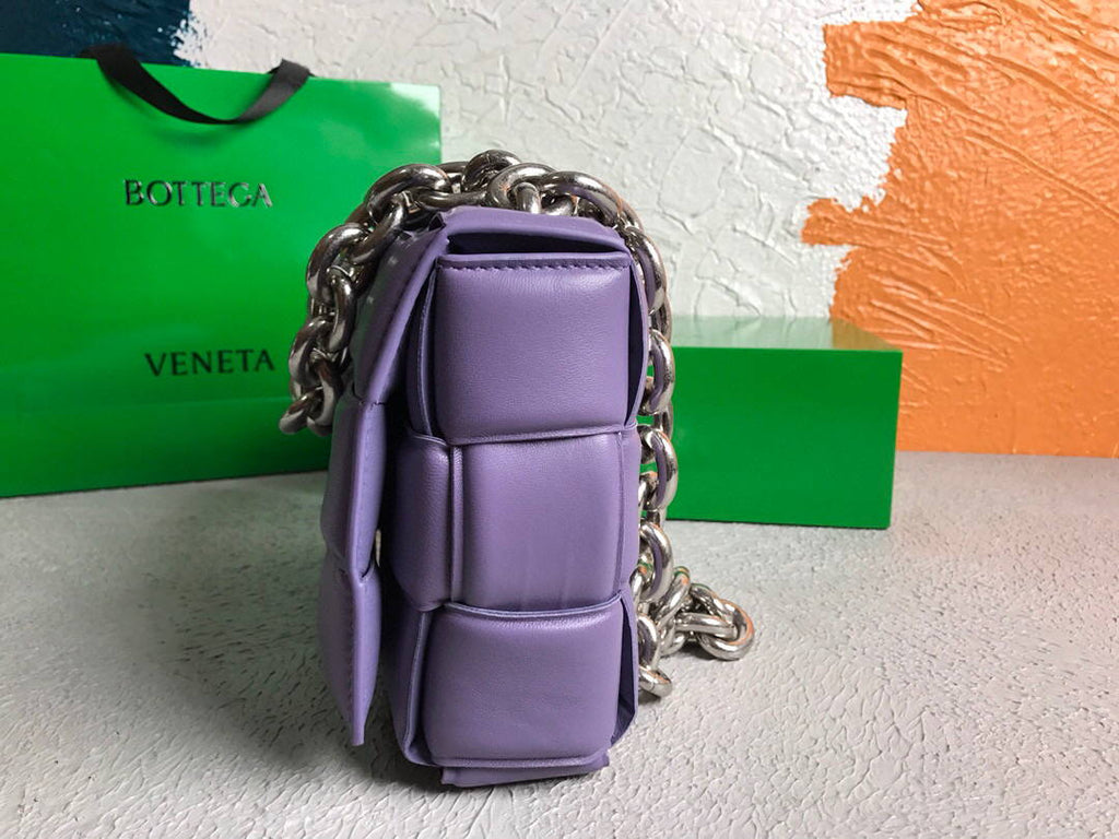Bottega Veneta BV 20206 Chain Cassette 631421 Purple Silver