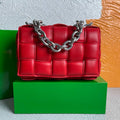 Bottega Veneta BV 20206 Chain Cassette 631421 Red Silver - Default Title - View 1