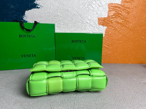 Bottega Veneta BV 20206 Chain Cassette 631421 Grass green Silver - Default Title - View 5