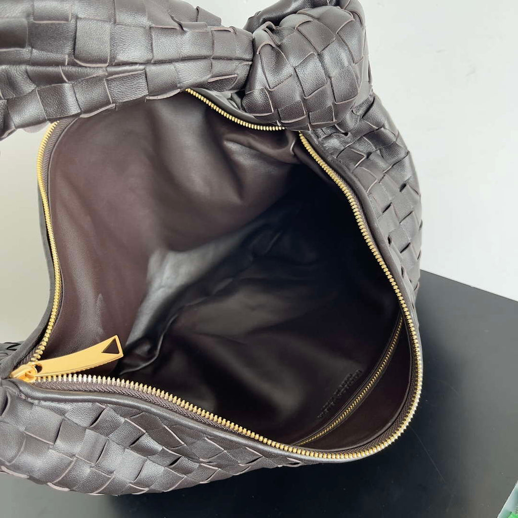 Bottega Veneta BV 600263 Medium Jodie Bag Dark Brown