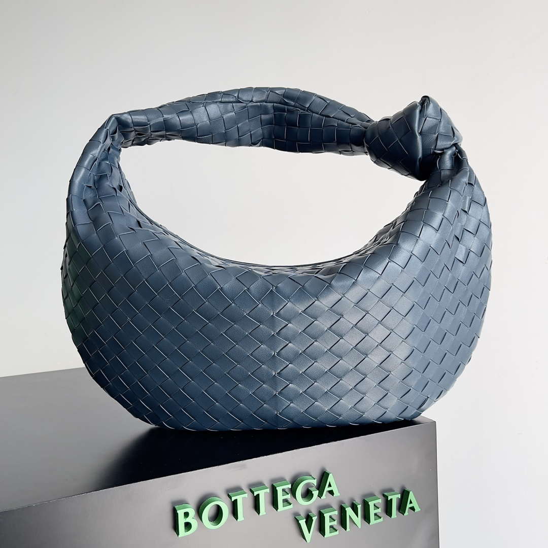 Bottega Veneta BV 600263 Medium Jodie Bag Navy Blue - Default Title - View 1
