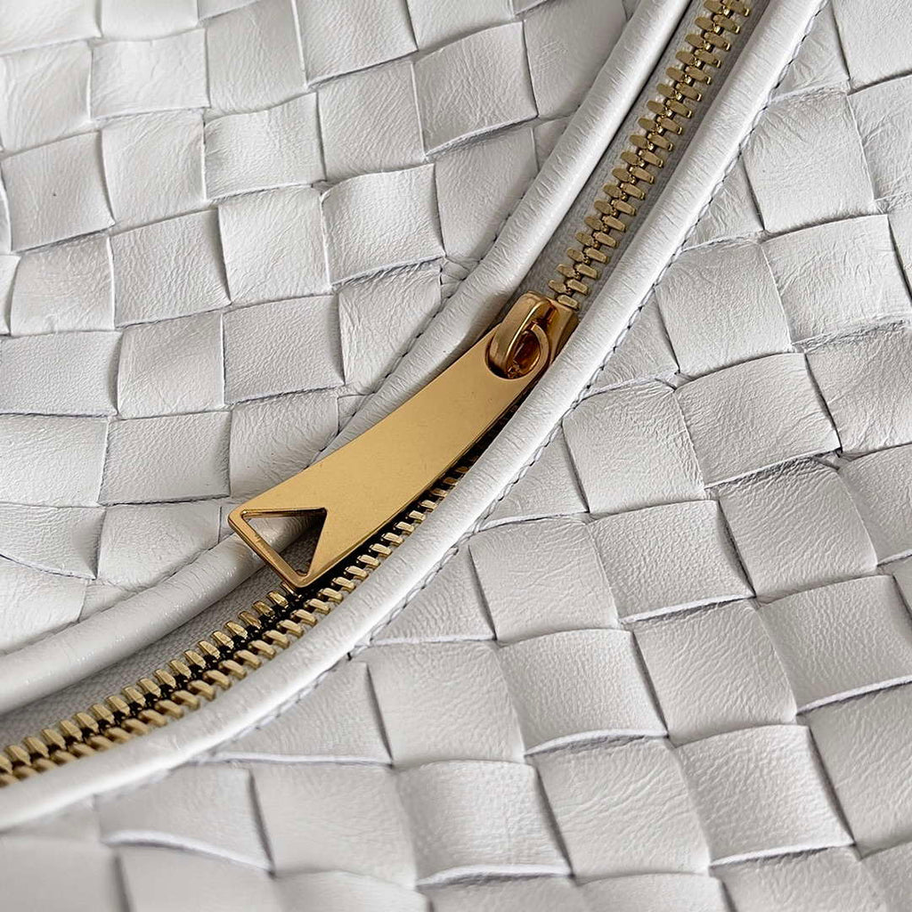 Bottega Veneta BV 600263 Medium Jodie Bag White