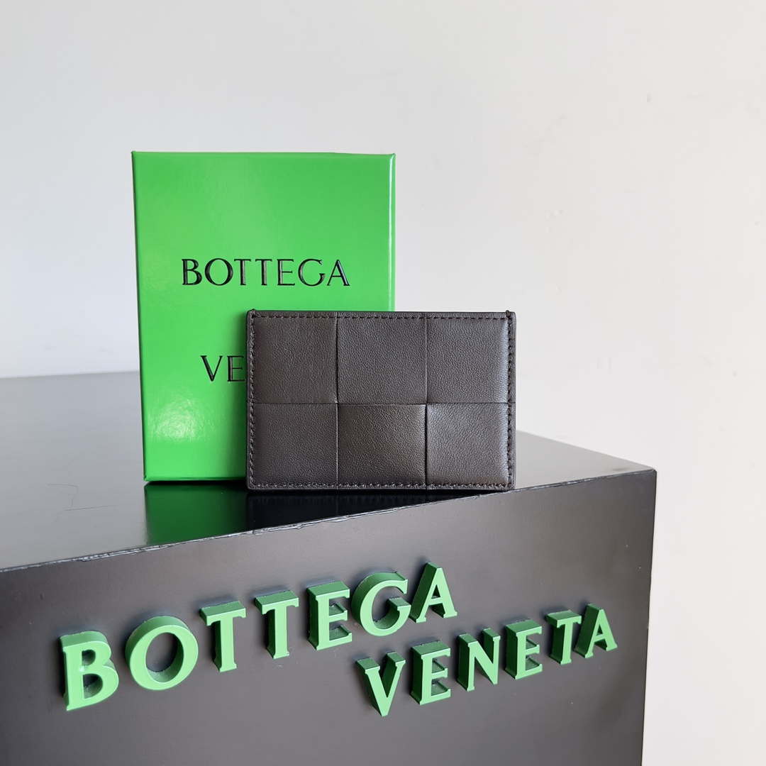 Bottega Veneta BV 649597 Cassette Credit Card Case bv70030 - Default Title - View 1
