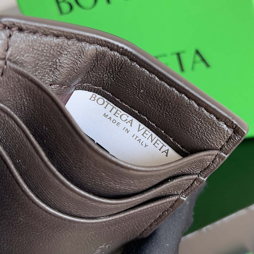 Bottega Veneta BV 649597 Cassette Credit Card Case bv70030 - Default Title - View 8