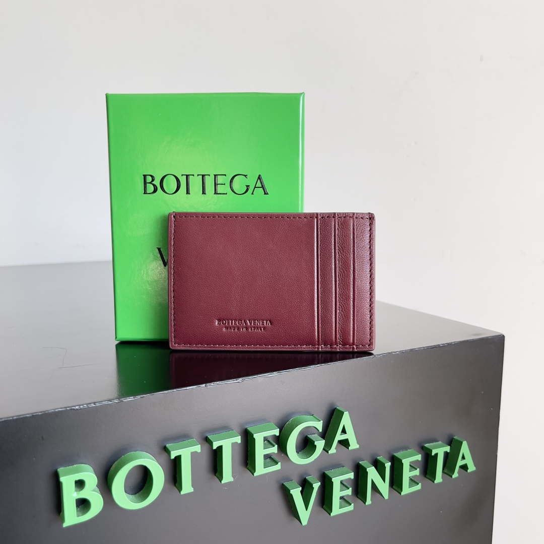 Bottega Veneta BV 649597 Cassette Credit Card Case bv70033 - Default Title - View 2