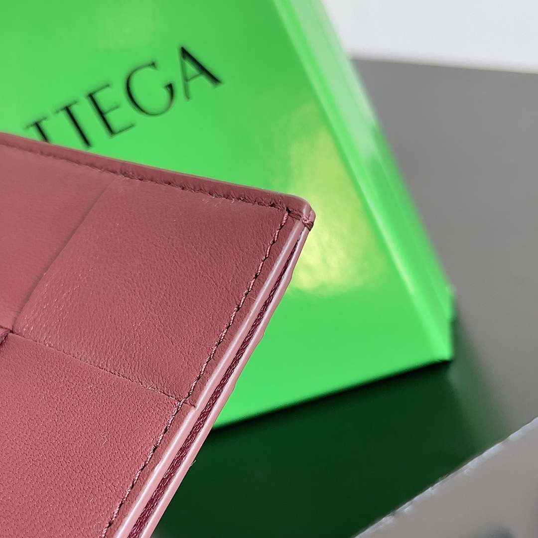 Bottega Veneta BV 649597 Cassette Credit Card Case bv70033 - Default Title - View 7
