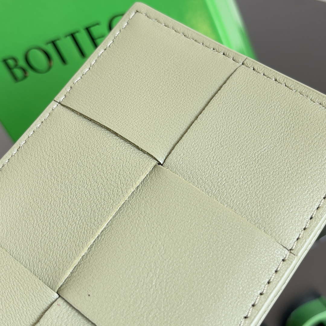 Bottega Veneta BV 649597 Cassette Credit Card Case bv70034 - Default Title - View 6