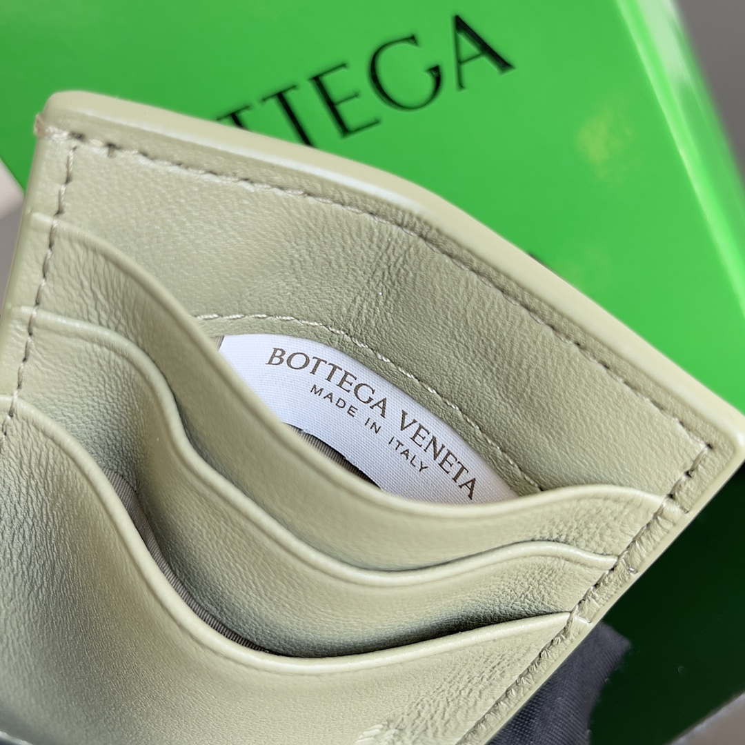 Bottega Veneta BV 649597 Cassette Credit Card Case bv70034 - Default Title - View 8