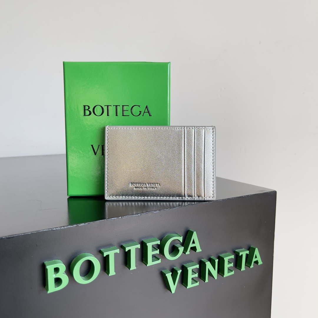 Bottega Veneta BV 649597 Cassette Credit Card Case bv70035 - Default Title - View 2