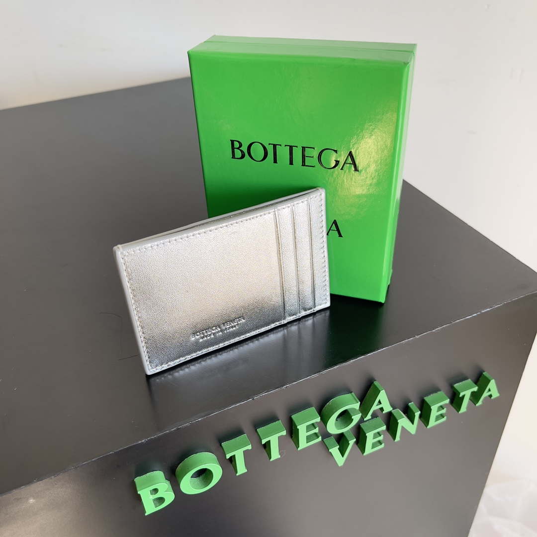 Bottega Veneta BV 649597 Cassette Credit Card Case bv70035 - Default Title - View 5